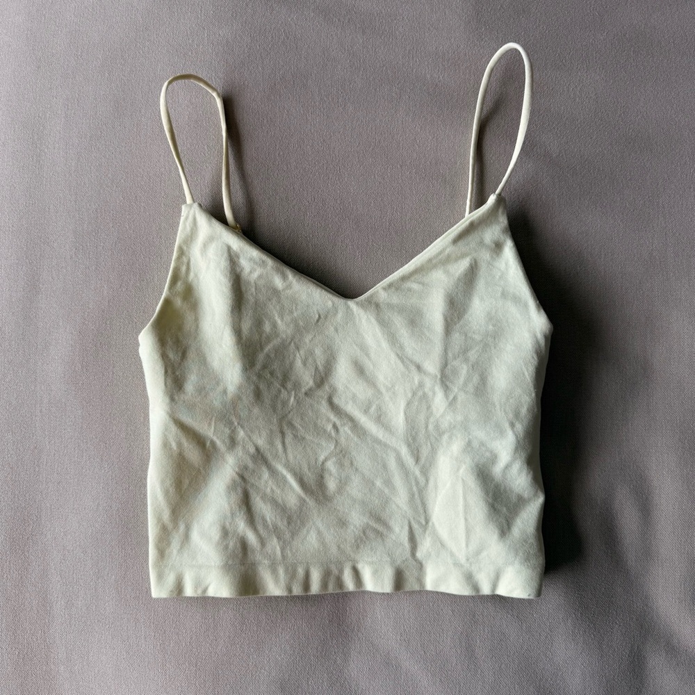 Anthropologie Light Yellow Tank